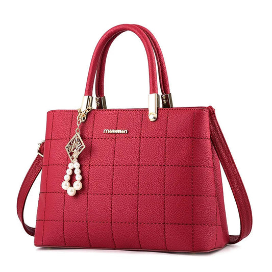 Luxury Design Pu Leather Women Purse and Handbag Bags for 2025 New Female Shopper Shoulder Crossbody Bags Bolsa Feminina Good Vibrations