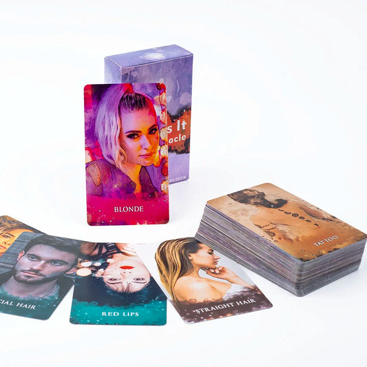 Who Is It Oracle Cards 78 Cards About 10X6cm NO Guide For Family Party High Quality Fortune Telling Divination Tarot Cards Deck Good Vibrations