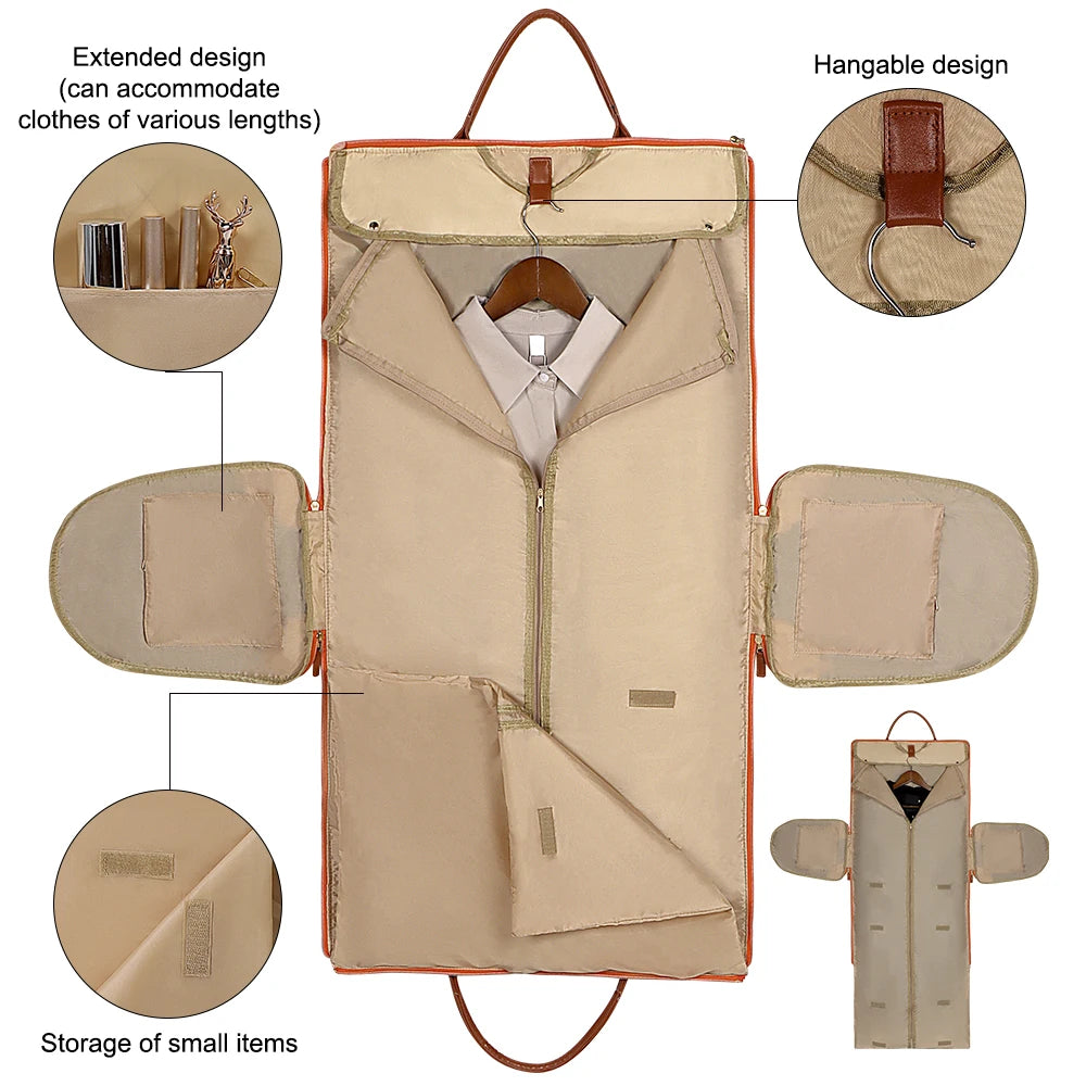 Buylor Foldable Suitbag Waterproof Clothes Totes Large Capacity Travel Duffle Bags Women's Handbag Outdoor Fitness Bags Gym Bag Good Vibrations
