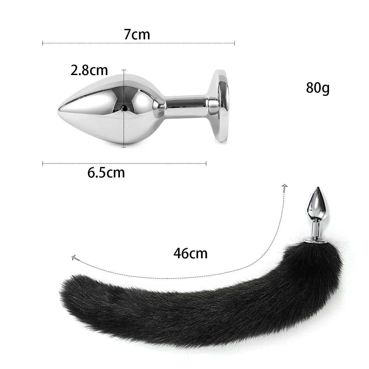 VaHppy SM BDSM Sex Toy Sets role-playing Fox 5pcs/lot Plush Anal Plug Tail Bell Collar Mouth Plugs White/Black/Pink Couple games GOOD Vibrations