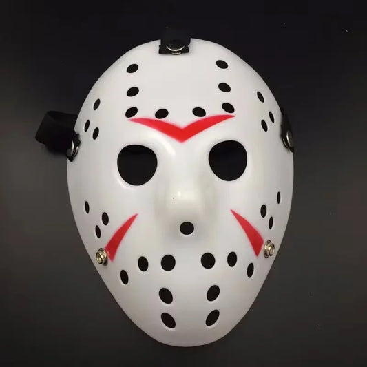 Halloween Gift Movie Hockey Mask Scary Mask Halloween Party Cosplay Masks For Adult Men Popular Halloween Mask Holiday Supplies Good Vibrations