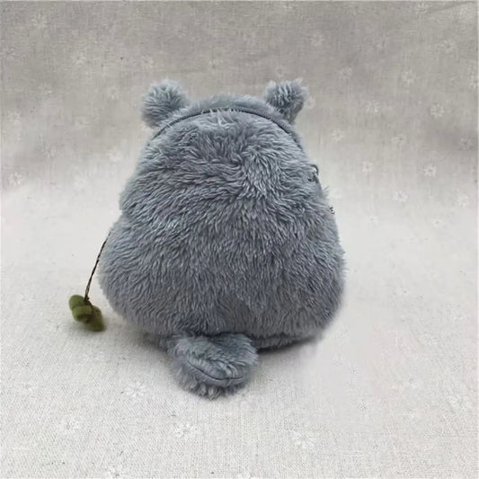 Anime Cute Cat Coin Purse Soft Plush Zipper Small Wallet for Kids Teens Girls Women Kawaii Data Cables Earphones Bag Key Pouch Good Vibrations