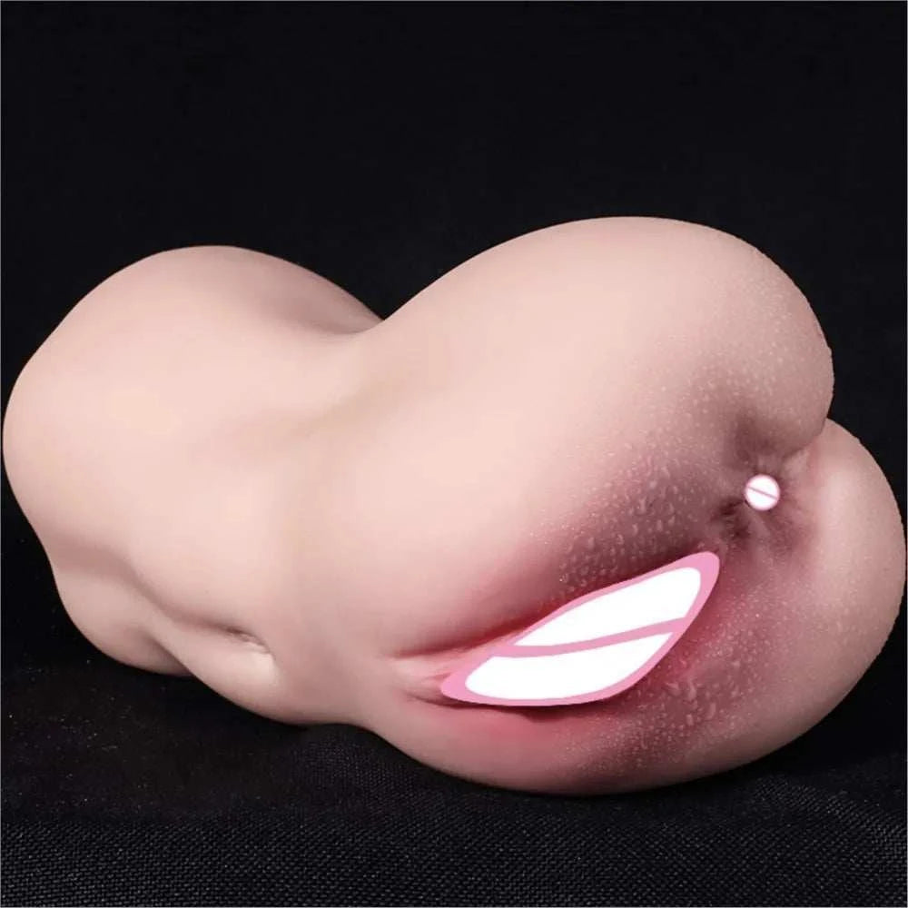 2 IN 1 Pocket Pussy Erotic Sex Toys 3D Realistic Silicone Vagina Variety