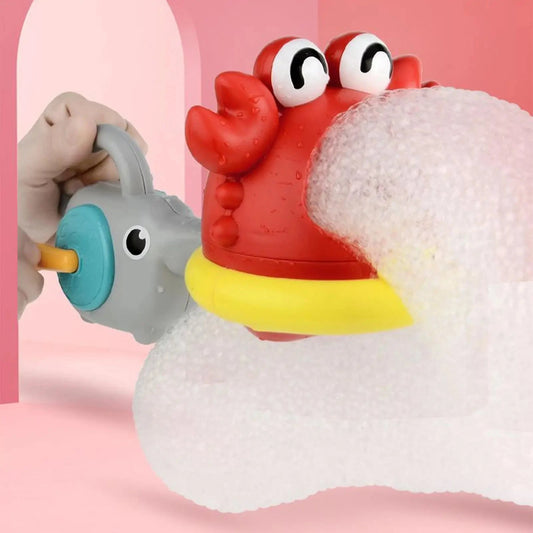 Bath Bubble Machine Crab Shark Bath Bubble Maker For Baby Shower Toys Interactive For Holiday Kids Bathroom Birthday Daycare Good Vibrations