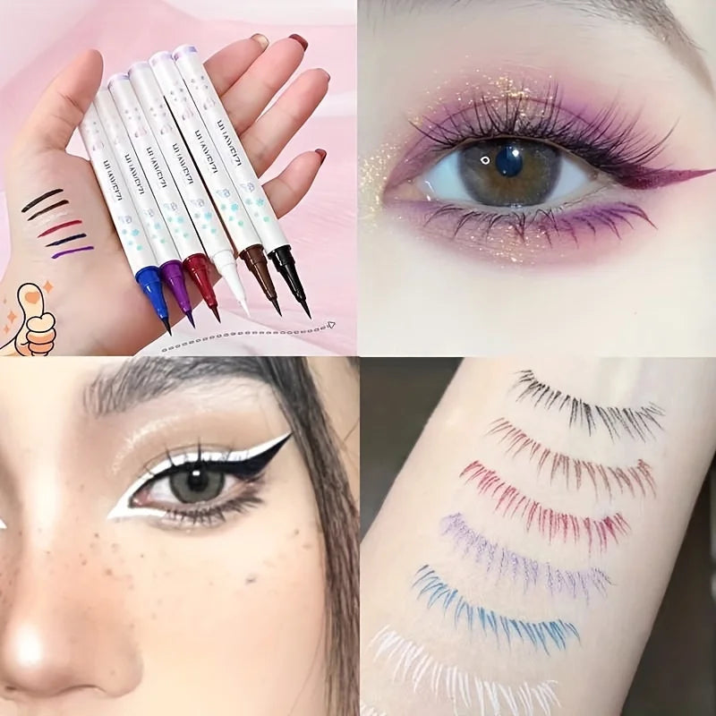 Red Matte Eyeliner Pencil Long Lasting Eye Makeup Liquid Eyeliner Waterproof Eyeliner Pen Eye Cosmetics Makeup Tools Good Vibrations