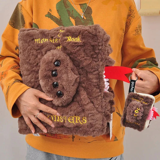 Hugkis Harry Potter Monster Book Plush Peripheral Monster Book Pillow Pillow Harry Potter Fans Birthday Gift Toy Good Vibrations