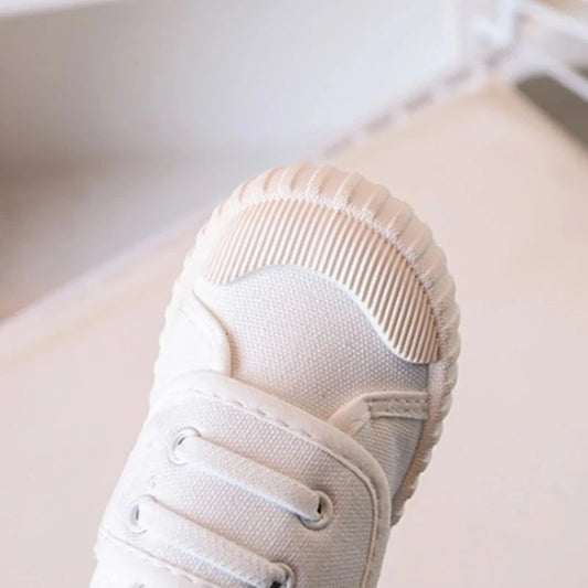 Kid Sneakers 2025 Autumn New Kid Canvas Shoe Classic Girl Shoe Boy Girl Casual Shoes Kindergarten Board Shoe Allmatch Kid Shoes Good Vibrations