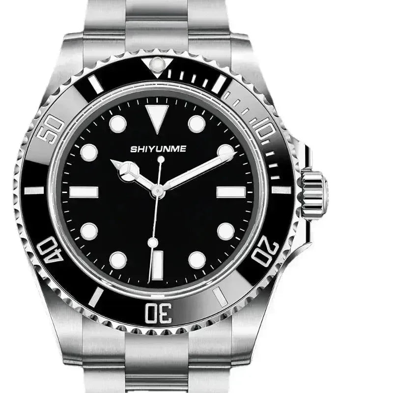WATCH1 Store  Men's 904L Automatic Mechanical Watch Stainless Steel Bracelet Ceramic Waterproof Sapphire Glass Good Vibrations