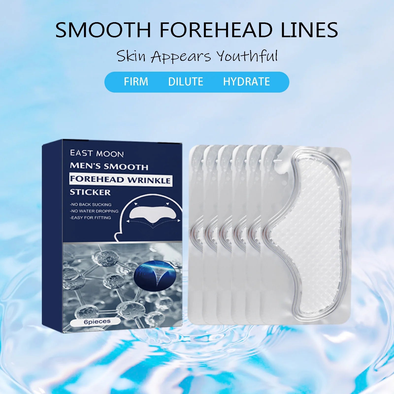 Anti Wrinkle Forehead Patch Line Removal Hyaluronic Firming Lift Up Mask Stickers Moisturizng Anti-Wrinkle Forehead Line Remover Good Vibrations