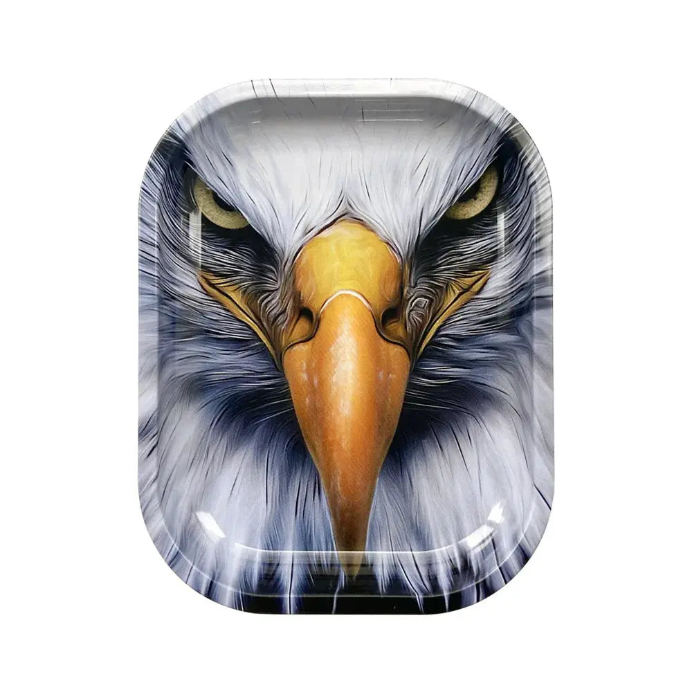 1pc Metal Rolling Tray Tobacco Herb Smoking Accessories 180*140mm Small Tray Tinplate Storage Plate Gifts GOOD Vibrations Adult Super Store