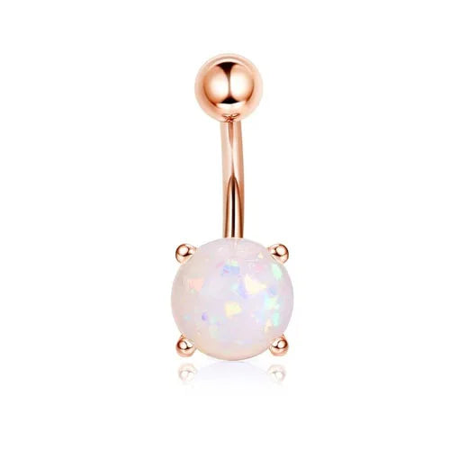 Bobisty Navel Rings Surgical Stainless Steel Belly Button Rings for Women Girls Body Piercing with Gold Plated Brass Flower Good Vibrations Adult Super Store