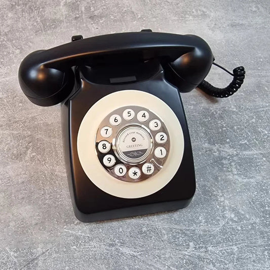 Audio Guest Book Wedding Phone Record Customized Voicemail with Audio Guestbook Vintage telephone for Parties Weddings Birthdays Good Vibrations