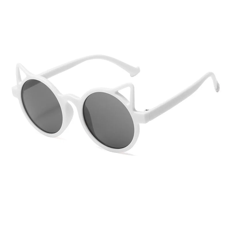 Girls Boys Cute Animal Cartoon Ears Sunglasses Outdoor Sun Protection Children Lovely Vintage Sunglasses Protection Classic Kids Good Vibrations