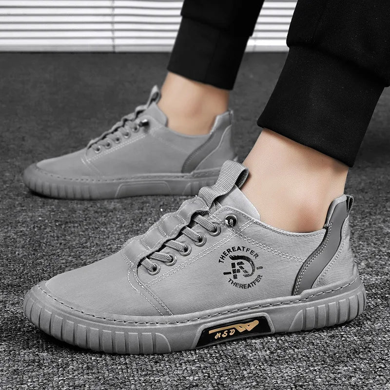 Men Casual Shoes Breathable Ice Silk Male Loafers Slip on Walking Flats Shoes Vulcanized Shoes for New Men Comfortable Sneakers Good Vibrations