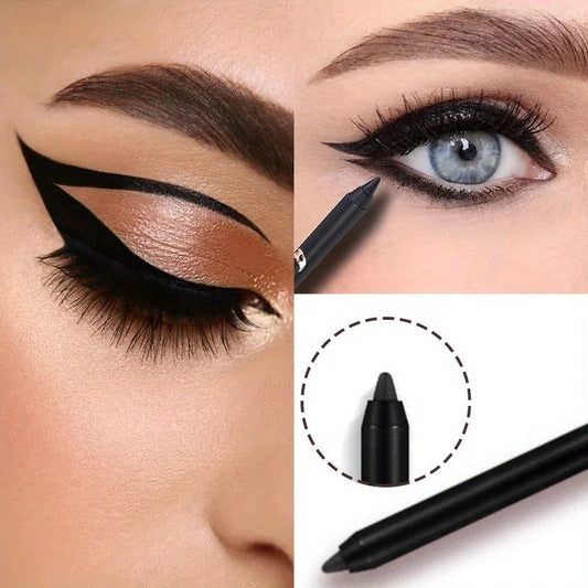 Black Brown Waterproof Eyeliner Pencil Long Lasting Easy To Wear Eye Liner Gel Matte Quick Drying Eyeliner Pen Makeup Cosmetic Good Vibrations
