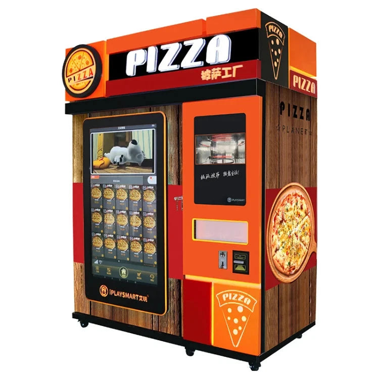 Healthy Pizza Vending machine Wholesale Automatic Pizza Vending Machine Refrigeration for Long-term Preservation Good Vibrations