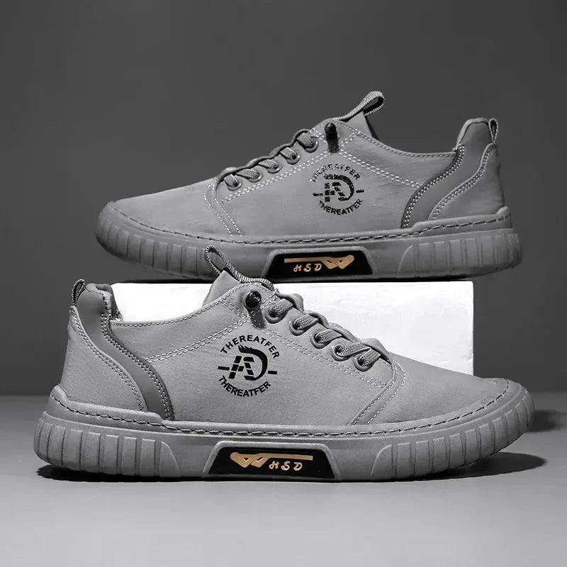 2025Men Casual Shoes Breathable Black Sneakers Fashion Driving Walking Tennis Shoes for Male Skate Flats Zapatillas Hombre shoes Good Vibrations