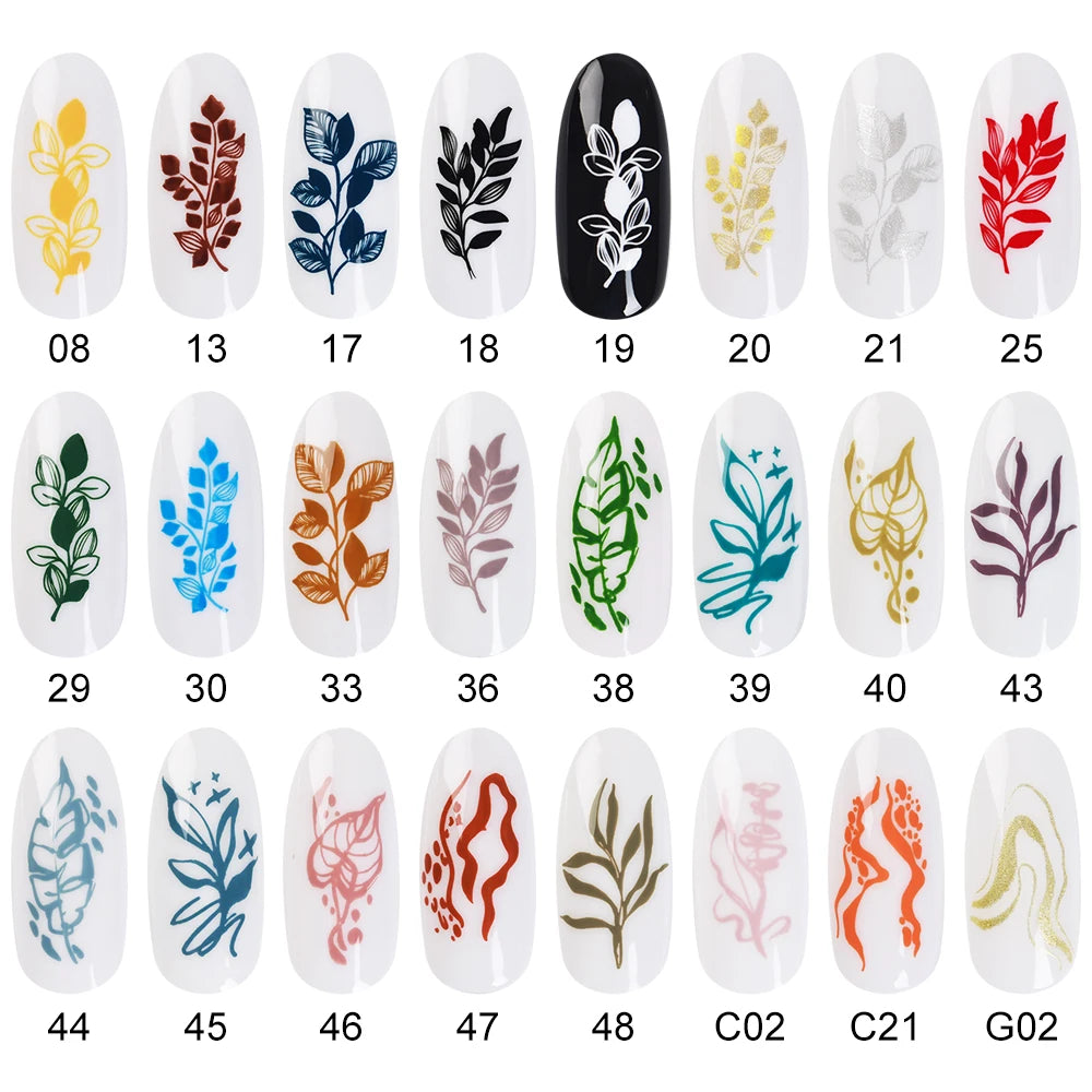 11ml 24 Colors Nail Stamping Polish Gold Silver Nails Art Varnish for Stamping Plate DIY Nail Printing Polish Nail Art Tools Good Vibrations
