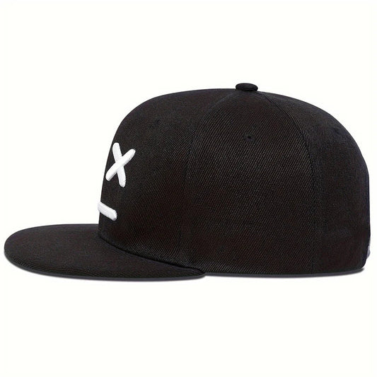 Fashion XX Smiling Face Embroidery Baseball Cap Cotton snapback Hats Adjustable Hip Hop Sport Hats Men Women Outdoor Sun hats Good Vibrations