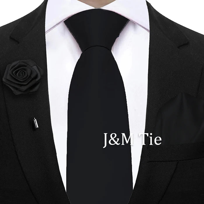 Mens Ties Set Sage Green Pink Grey Brown NeckTie Pocket Square Brooch Wedding Tie Suit Accessories Fit Group Holiday Party