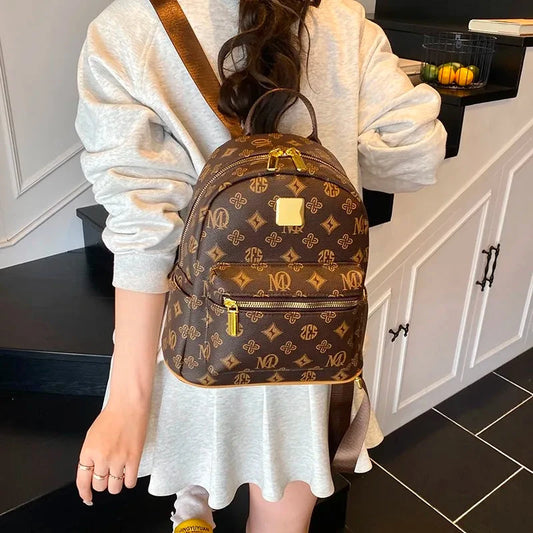 Fashion-Forward Ladies Crossbody Bag - Designer Leather Handbag Adjustable Shoulder Strap Elegant Evening Use Good Vibrations