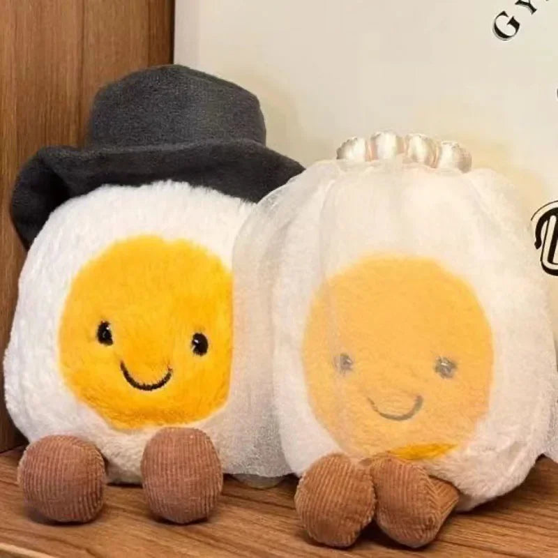 Gifts Boiled Eggs Fashion Creative Wedding Pendant And Lovely Smile Happy Doll Wedding Gifts Home Decoration Holiday Kids Gift Good Vibrations