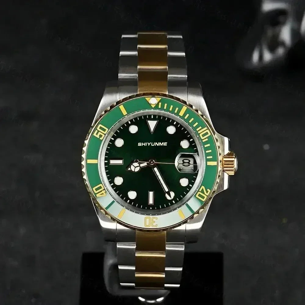 WATCH1 Store  Men's 904L Automatic Mechanical Watch Stainless Steel Bracelet Ceramic Waterproof Sapphire Glass Good Vibrations