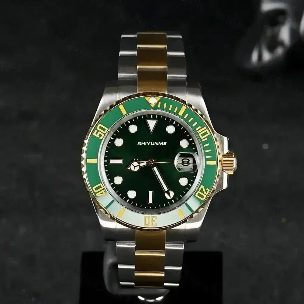Men's Watch: Automatic Mechanical Watch with Stainless Steel Bracelet Good Vibrations