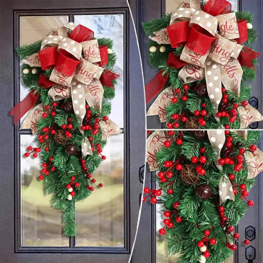 Artificial Christmas American Style Inverted Tree Home Arch Scene Decoration Simulation Christmases Trees Green Plants Good Vibrations