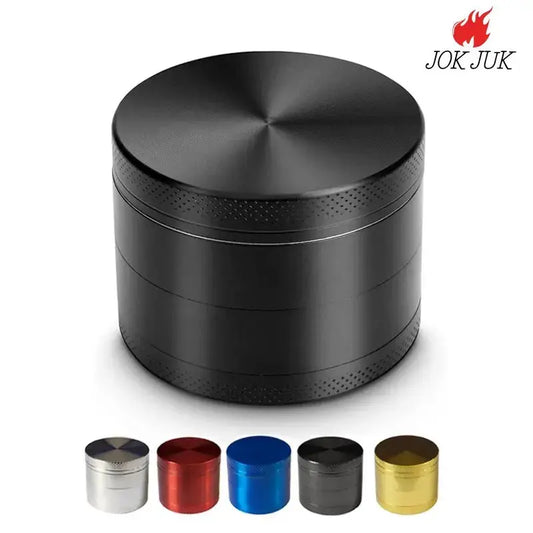 40/50/63mm Aluminium Alloy Tobacco Grinder 4 Layers Herbs Grinders Mill Pepper Pot Spice Dry Herb Crusher Tool for Smoking GOOD Vibrations Adult Super Store