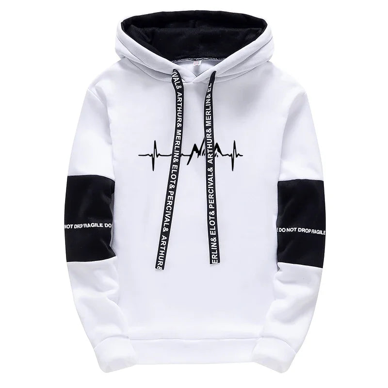 2024 Mens Tracksuit Casual Classic Hooded Sweatshirt Jogging Clothing High Quality Simplicity Versatile Printing Tops Pants Suit Good Vibrations