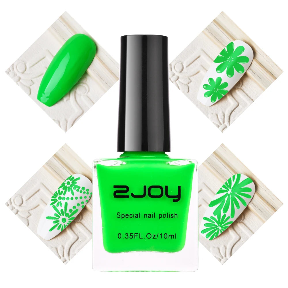 10ml Nail Stamping Polish Varnish Black White Colorful Nail Printing Lacquers for Stamping Plate 30 Colors Nail Stamping Polish Good Vibrations