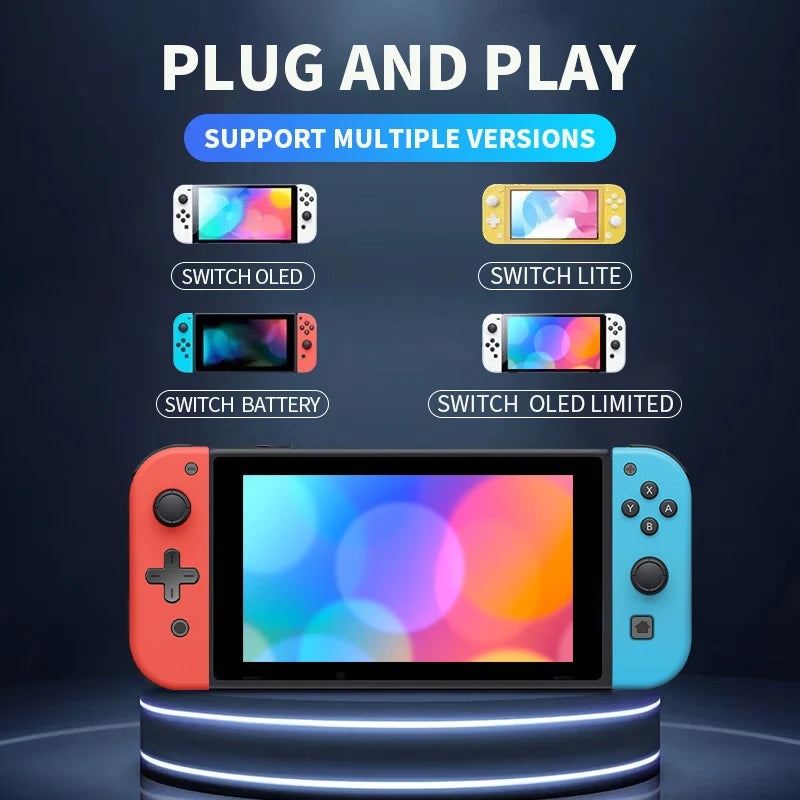 Wireless Switch Joypads, Switch Controller Compatible with Switch/OLED/Lite,Joy Pads for Switch Support NFC FITNESS RING Good Vibrations