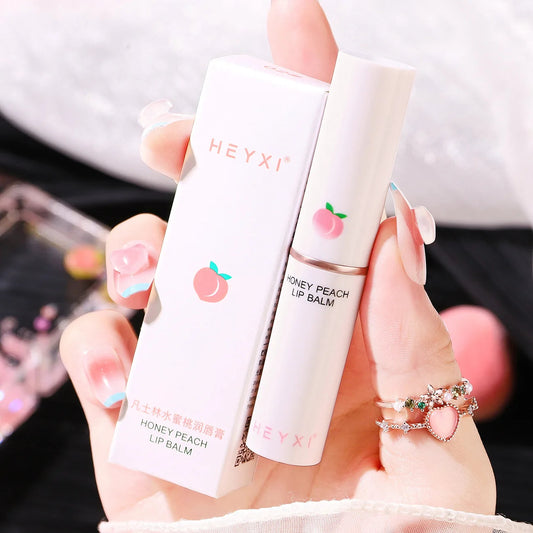 Honey Peach Lip Balm Color Change Lipstick Lips Plumper Moisturizing Hydrating Nourishing Beauty Lips Skin Carae Cosmetics Good Vibrations