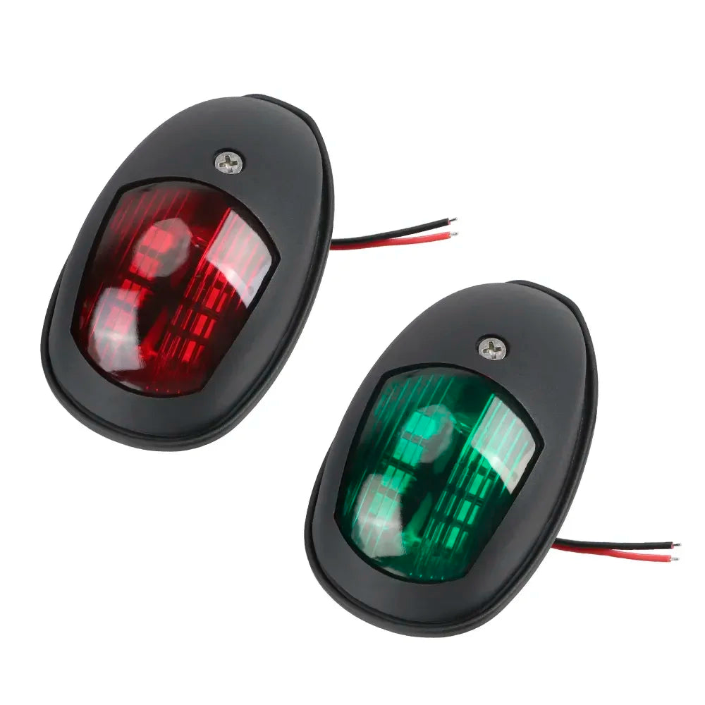 10-30V LED Navigation Light Signal Warning Waterproof Lamp Starboard Port Side Indicator For Marine Boat Yacht Truck Trailer Van Good Vibrations
