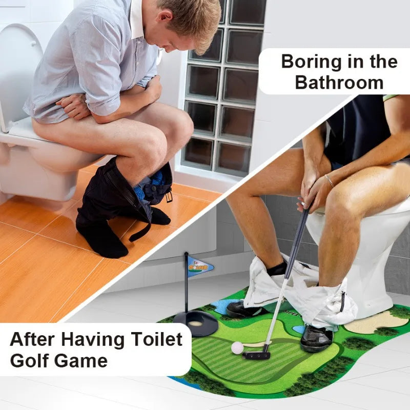 A Set of Five Toilet Golf Balls, A Fun and Leisure Golf Ball Set for The Toilet, Perfect As A Gift for Dad or Boyfriend. Good Vibrations