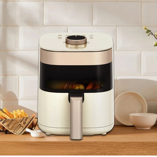 Air fryer - Home-use 5L large-capacity fryer, intelligent baking machine, multi-functional electric fryer, oven Good Vibrations