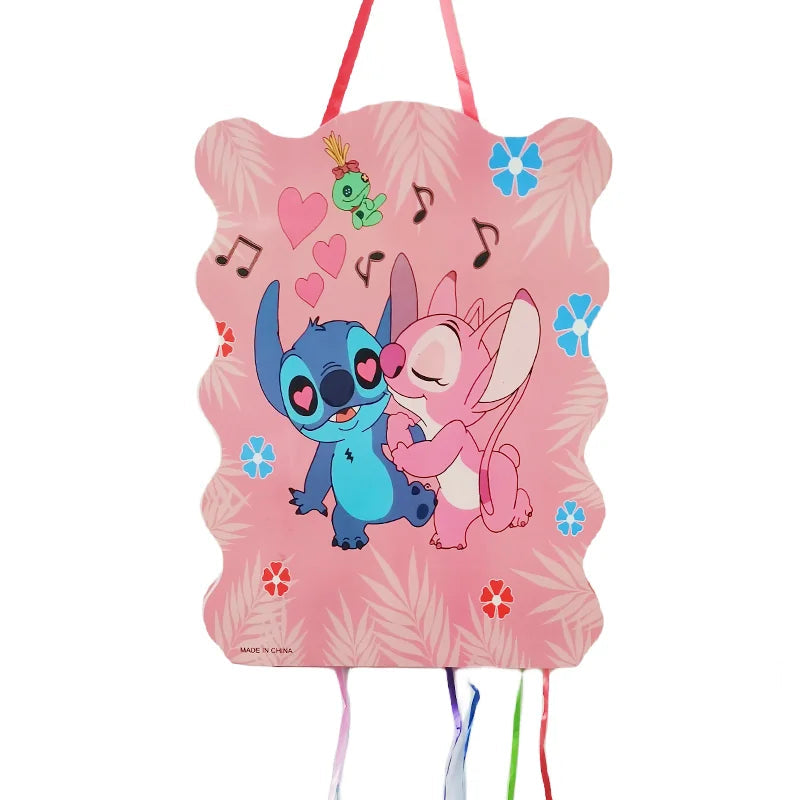 Disney Lilo Stitch Little Mermaid Frozen Princess Boys Girls Favors Pinata Happy Birthday Events Party Decoration DIY Pinata Good Vibrations
