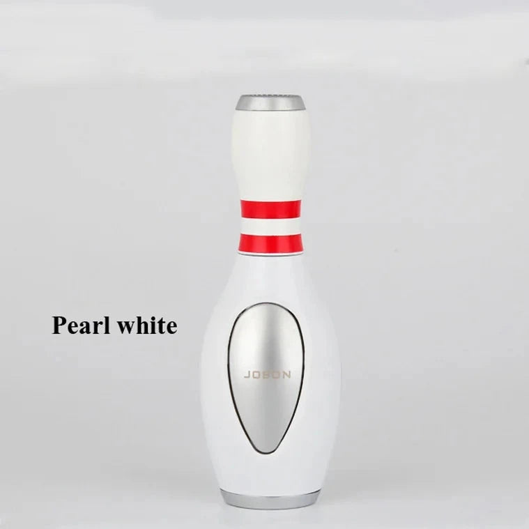 Jobon Bowling Ball Shaped Butane Gas Lighter Metal Outdoor Windproof Blue Flame Jet Turbine Torch Lighter Ornaments Gift Good Vibrations Adult Super Store