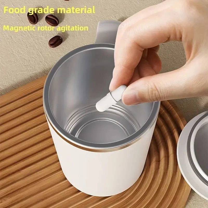 400ml Automatic Stirring Cup Mug Rechargeable Portable Coffee Electric Stirring Stainless Steel Rotating Magnetic Drinking Tools Good Vibrations Adult Super Store