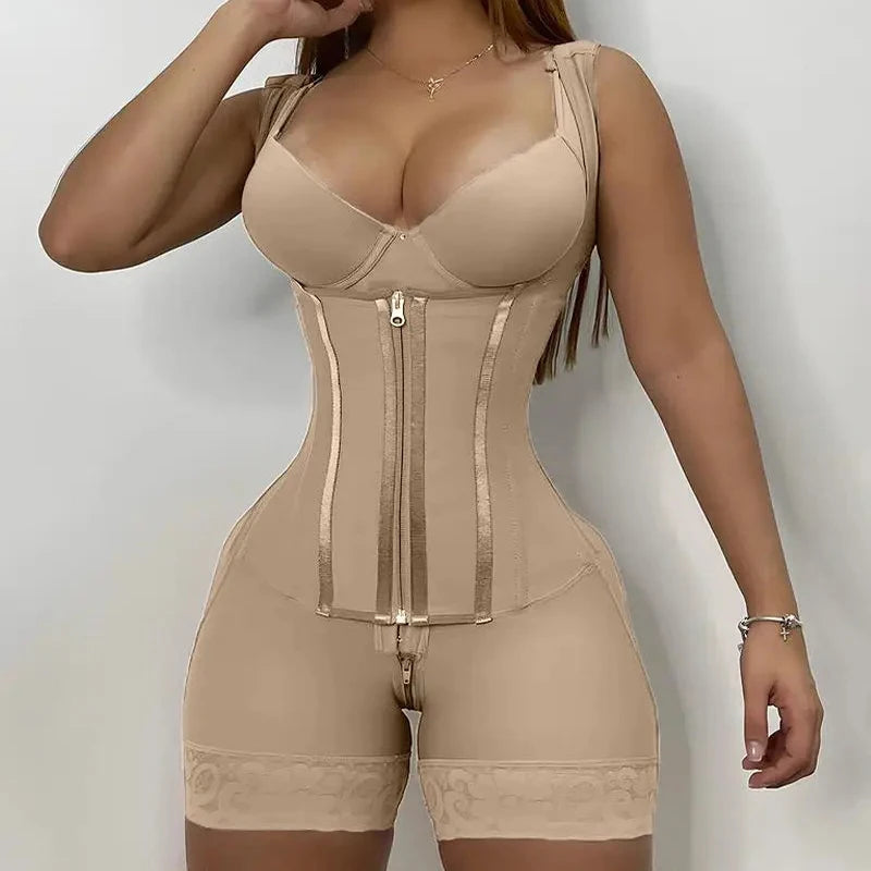 Women High Compression Girdle Shaper Postpartum Belly flat Sheath Waist Trainer Colombia Abdomen Control Shapewear Good Vibrations