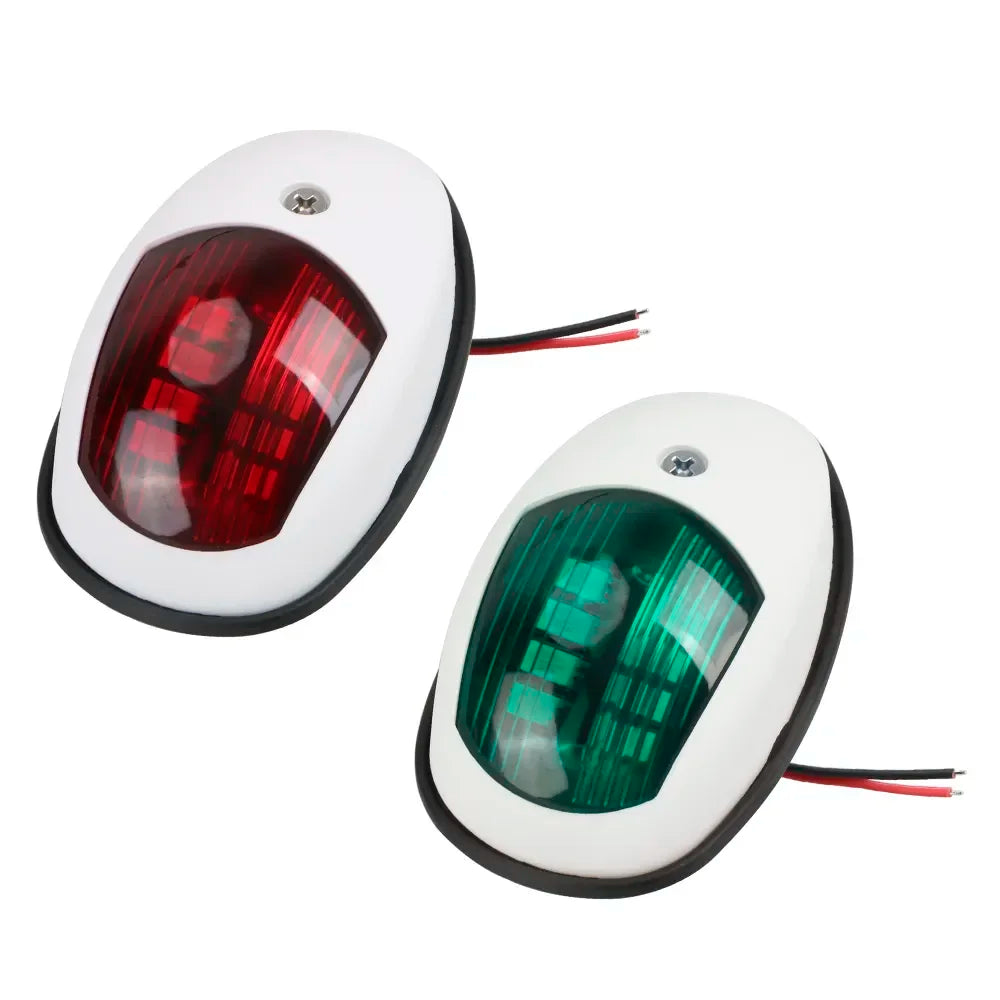 10-30V LED Navigation Light Signal Warning Waterproof Lamp Starboard Port Side Indicator For Marine Boat Yacht Truck Trailer Van Good Vibrations