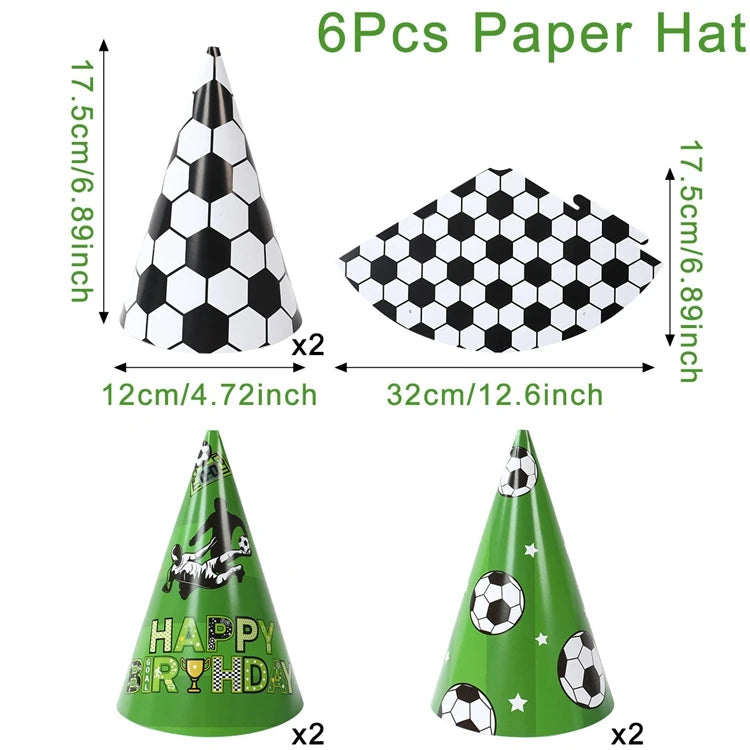 Football Party Disposable Tableware Boys Kids 1st Birthday Party Decorations Sports Soccer Theme Birthday Party Supplies Decor Good Vibrations