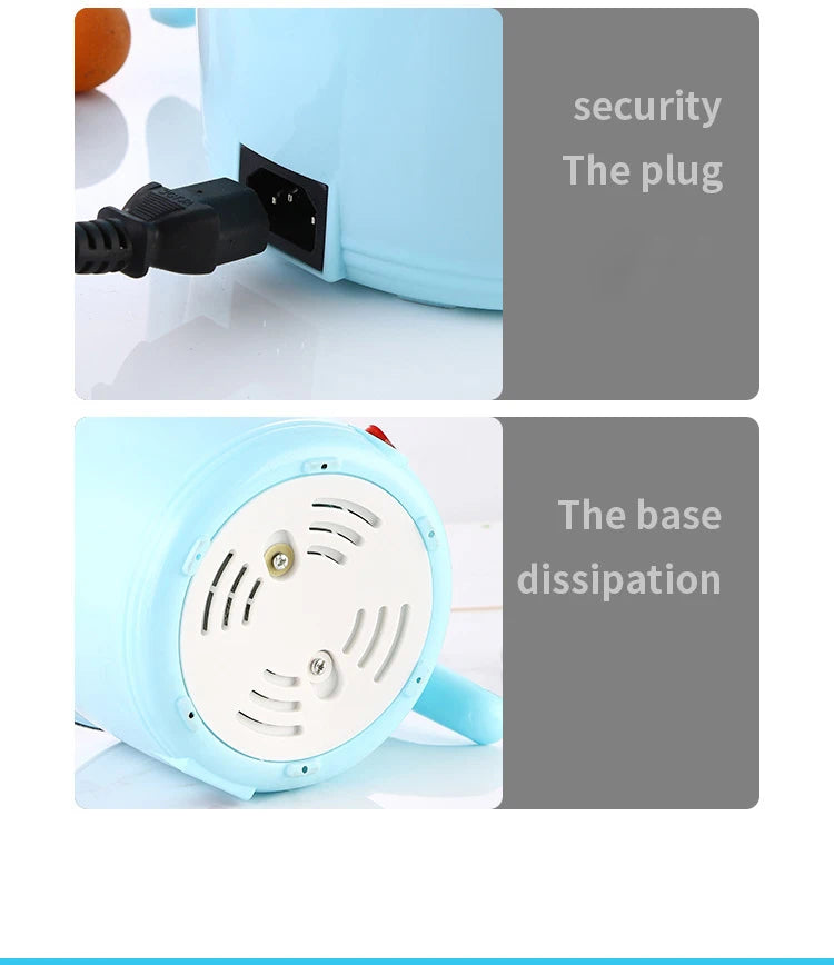 Multifunction Electric Cooker Hot Pot 1-2 People Heating Pan Multi Ramen Pot Machine Mini Rice Cook Kitchen Appliance Korea 220V Good Vibrations Adult Super Store