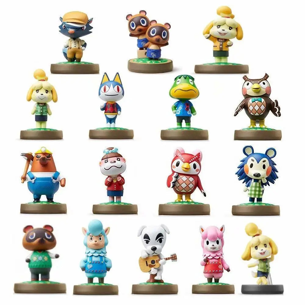 16th Edition Animal Crossing Friends Friendship Family Portrait Figure Set - Shiri Hikari Game Anime Figure Set Good Vibrations