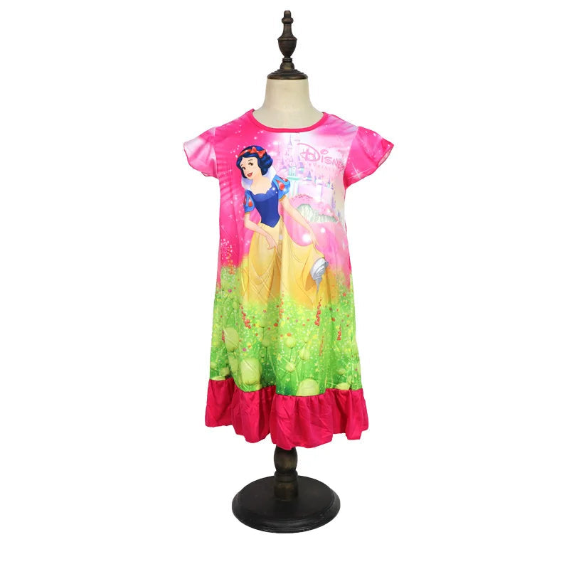 Girls' Dress New Summer Children's Clothing Children's and Girls' Home Clothing Snow White Good Vibrations