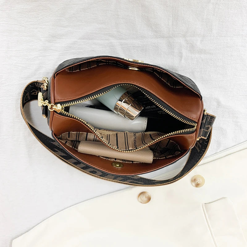 Luxury High Quality Women Messenger Bag Famous Designer Lady Shoulder Bags Fashionable Checkered Trendy Crossbody Bolsas Sac A Good Vibrations
