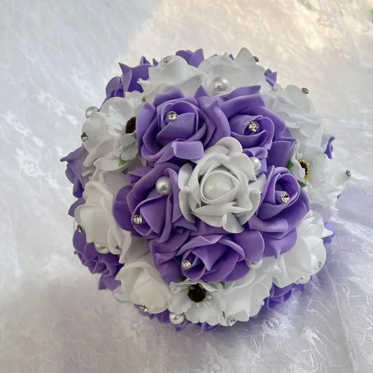 Elegant Wedding Bridal Bouquet, Romantic Floral Design, Perfect for Various Wedding Themes, Essential for Your Special Day! Good Vibrations