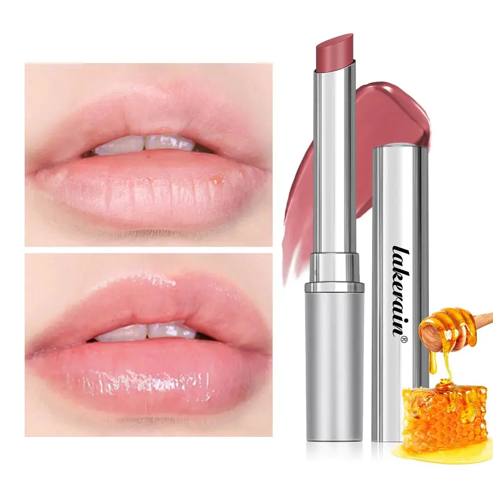 Black Honey Lipstick Long Lasting Moisturizing Natural Lip Plumper Makeup Lip Plumping Gloss Cosmetics Exfoliating for Lip Good Vibrations