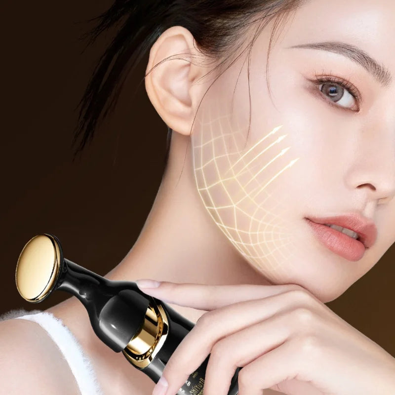 Face Massager 3 In 1 Neck Facial Eye Massage Introducer Microcurrent Skin Rejuvenation Anti Aging Beauty Device Beauty Tools Good Vibrations Adult Super Store